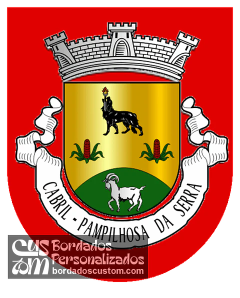 Emblema Bordado Freguesia de Cabril (Pampilhosa da Serra, Coimbra)
