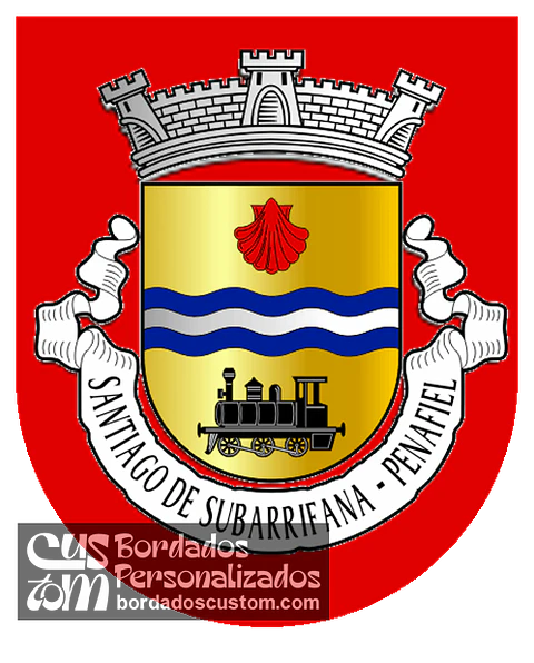 Emblema Bordado Antiga Freguesia de Santiago de Subarrifana (Penafiel, Porto)