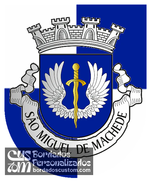 Emblema Bordado Freguesia de São Miguel de Machede (Èvora, Èvora)