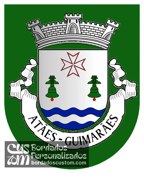 Emblema Bordado Antiga Freguesia de Atães (Guimarães, Braga)