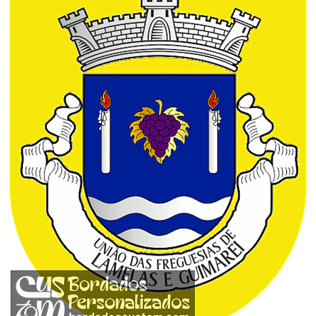 Emblema Bordado Freguesia de Lamelas e Guimarei (Santo Tirso, Porto) 1
