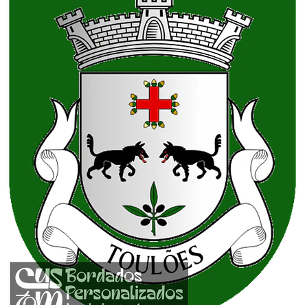 Emblema Bordado Freguesia de Toulões (Idanha-a-Nova, Castelo Branco) 1