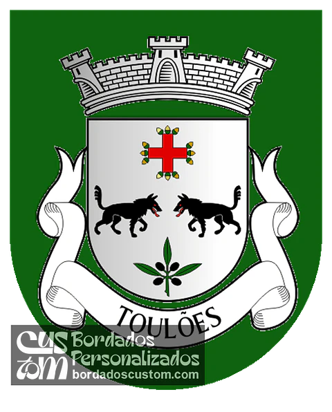 Emblema Bordado Freguesia de Toulões (Idanha-a-Nova, Castelo Branco)