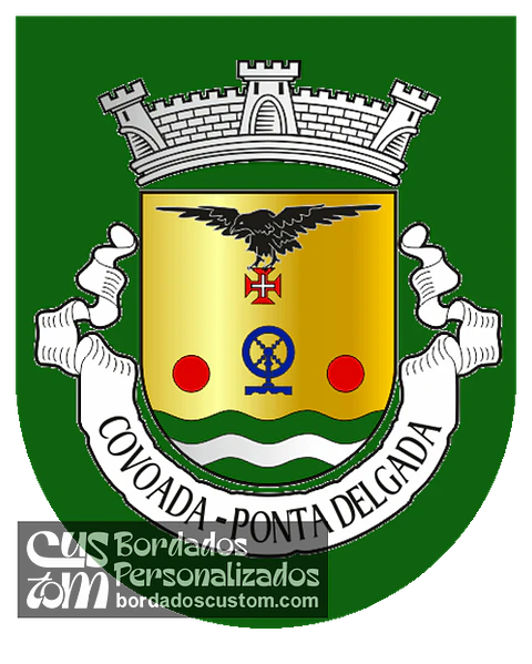 Emblema Bordado Freguesia de Covoada (Ponta Delgada, Açores)