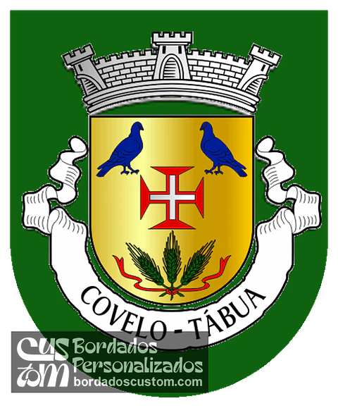 Emblema Bordado Antiga Freguesia de Covelo (Tábua, Coimbra)