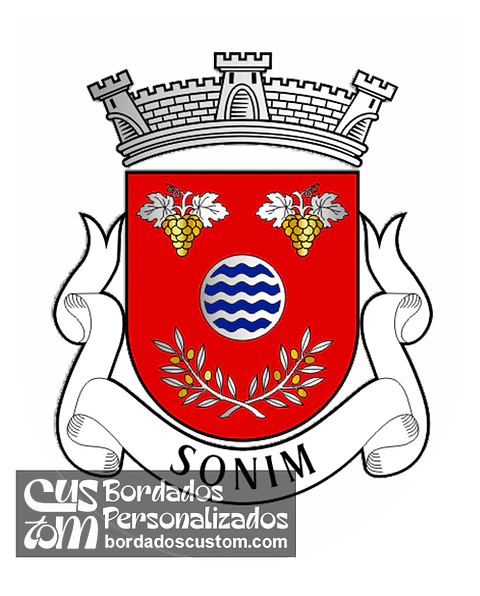 Emblema Bordado Antiga Freguesia de Sonim (Valpaços, Vila Real)
