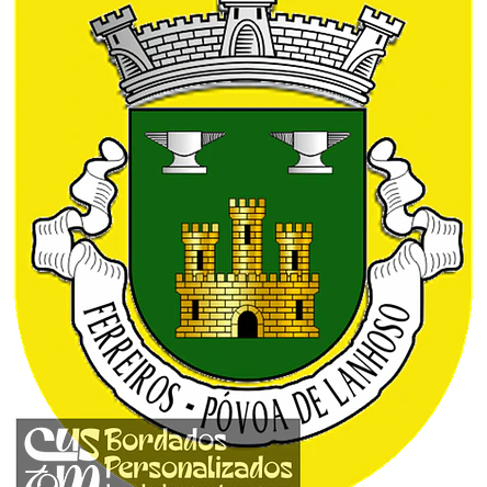 Emblema Bordado Freguesia de Ferreiros (Póva de Lanhoso, Braga) 1