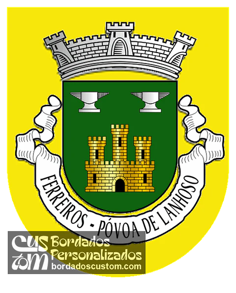 Emblema Bordado Freguesia de Ferreiros (Póva de Lanhoso, Braga)