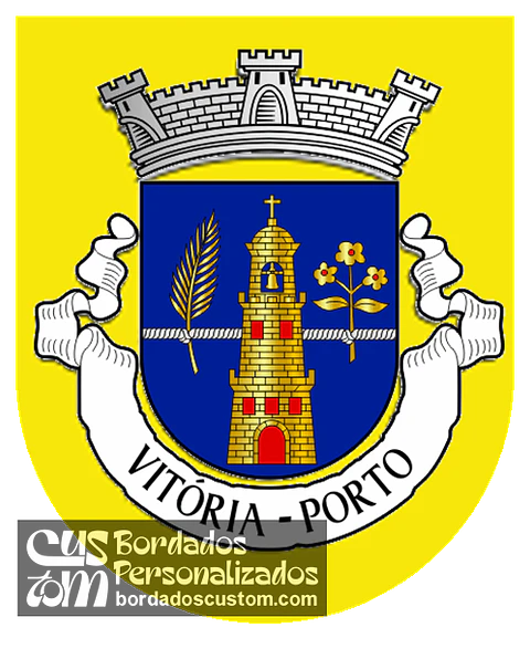 Emblema Bordado Antiga Freguesia de Vitória (Porto, Porto)