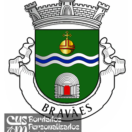 Emblema Bordado Freguesia de Bravães (Ponte da Barca, Viana do Castelo) 1