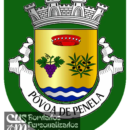 Emblema Bordado Freguesia de Póvoa de Penela (Penedono, Viseu) 1