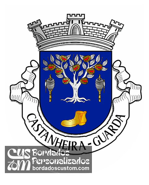 Emblema Bordado Freguesia de Castanheira (Guarda, Guarda)