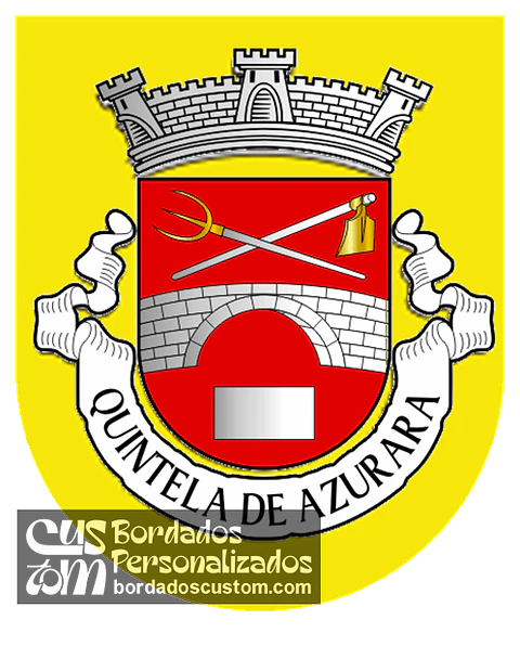 Emblema Bordado Freguesia de Quintela de Azurara (Mangualde, Viseu)