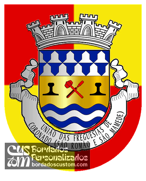 Emblema Bordado Freguesia de Coronado (São Romão e São Mamede) (trofa, Porto)
