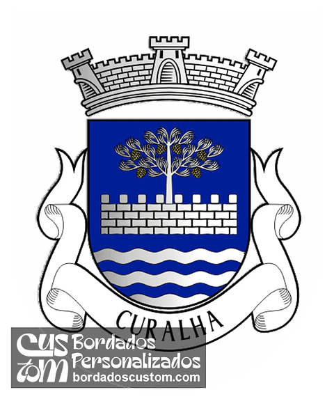 Emblema Bordado Freguesia de Curalha (Chaves, Vila Real)