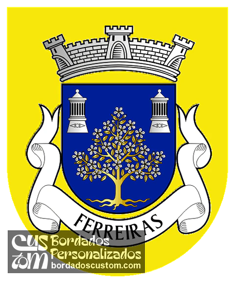 Emblema Bordado Freguesia de Ferreiras (Albufeira, Faro)