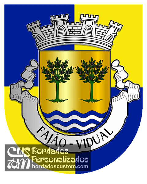 Emblema Bordado Freguesia de Fajão-Vidual (Pampilhosa da Serra, Coimbra)