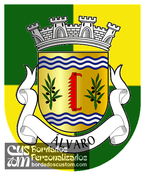 Emblema Bordado Freguesia de Álvaro (Oleiros, Castelo Branco)