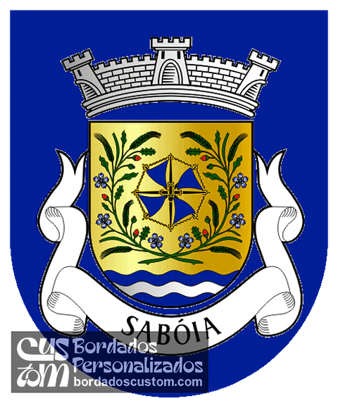 Emblema Bordado Freguesia de Sabóia (Odemira, Beja)