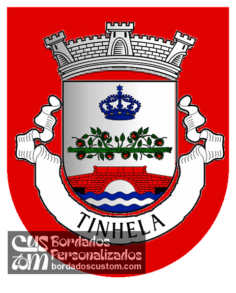 Emblema Bordado Antiga Freguesia de Tinhela (Valpaços, Vila Real)