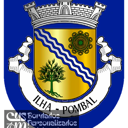 Emblema Bordado Antiga Freguesia de Ilha (Pombal, Leiria) 1