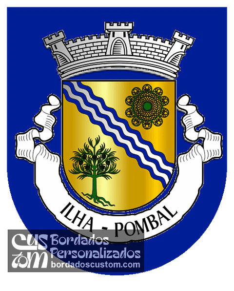 Emblema Bordado Antiga Freguesia de Ilha (Pombal, Leiria)