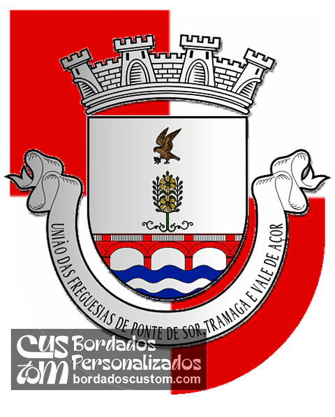 Emblema Bordado Freguesia de Ponte de Sor, Tramaga e Vale de Açor (Ponte de Sor, Portalegre)