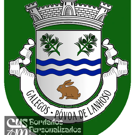 Emblema Bordado Freguesia de Galegos (Póva de Lanhoso, Braga) 1