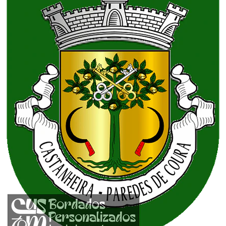 Emblema Bordado Freguesia de Castanheira (Paredes de Coura, Viana do Castelo) 1
