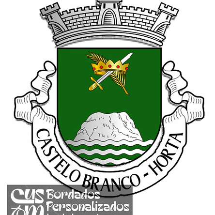 Emblema Bordado Freguesia de Castelo Branco (Horta, Açores) 1