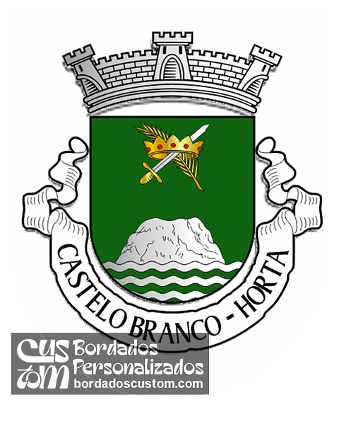 Emblema Bordado Freguesia de Castelo Branco (Horta, Açores)