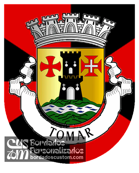 Emblema Bordado Município de Tomar (Santarém)