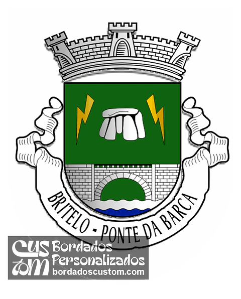 Emblema Bordado Freguesia de Britelo (Ponte da Barca, Viana do Castelo)