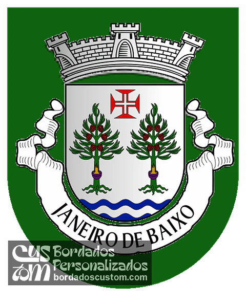 Emblema Bordado Freguesia de Janeiro de Baixo (Pampilhosa da Serra, Coimbra)