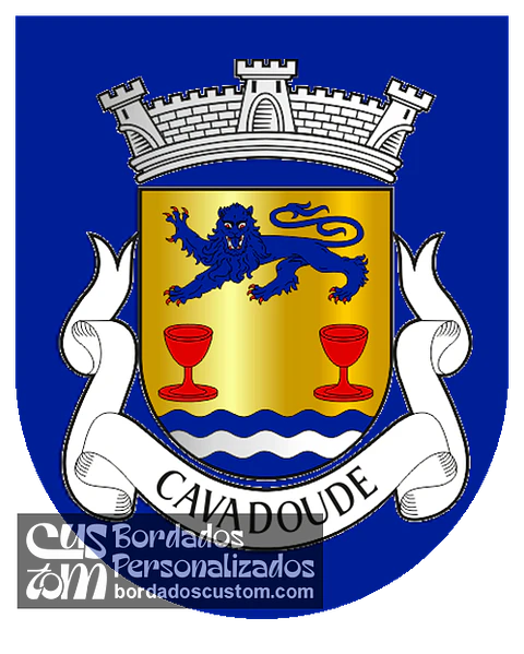 Emblema Bordado Freguesia de Cavadoude (Guarda, Guarda)