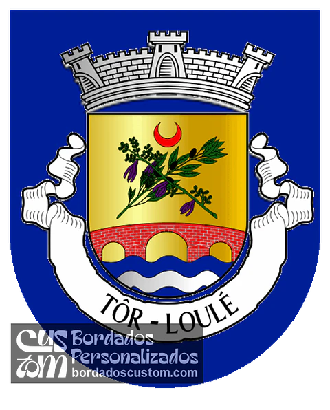 Emblema Bordado Antiga Freguesia de Tôr (Loulé, Faro)