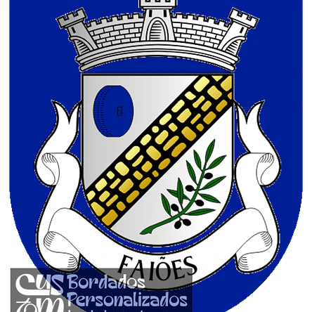Emblema Bordado Freguesia de Faiões (Chaves, Vila Real) 1
