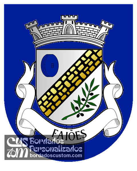 Emblema Bordado Freguesia de Faiões (Chaves, Vila Real)