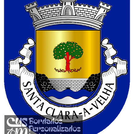 Emblema Bordado Freguesia de Santa Clara-a-Velha (Odemira, Beja) 1