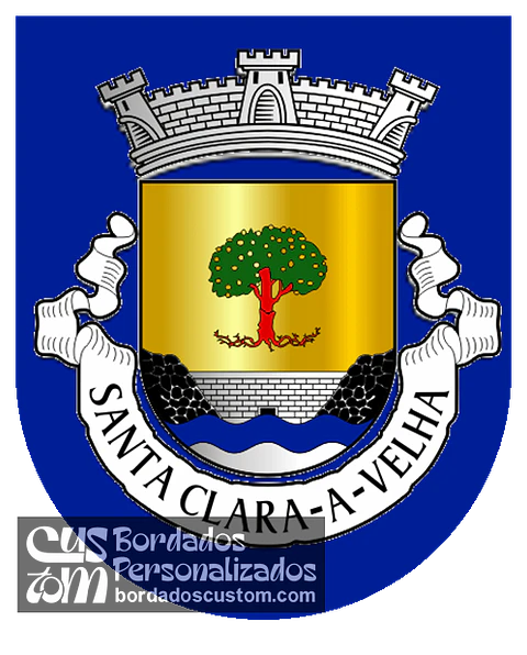 Emblema Bordado Freguesia de Santa Clara-a-Velha (Odemira, Beja)