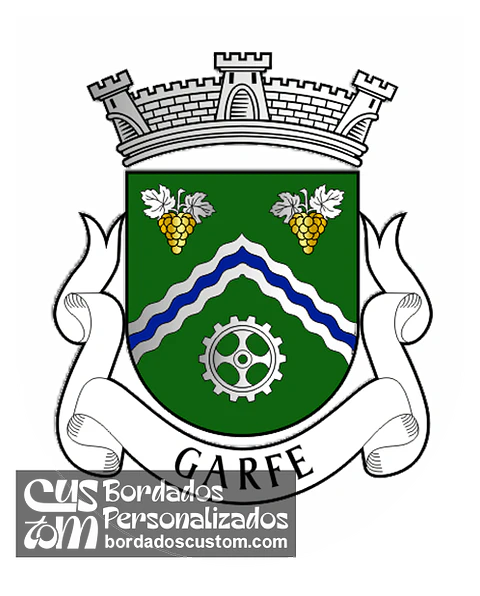 Emblema Bordado Freguesia de Garfe (Póva de Lanhoso, Braga)