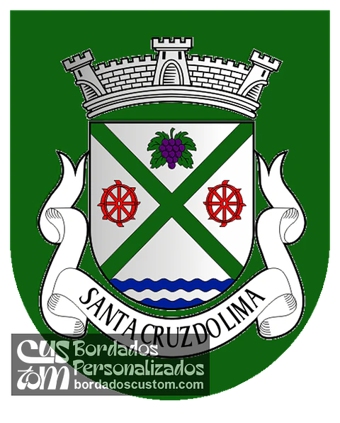 Emblema Bordado Freguesia de Santa Cruz do Lima (Ponte de Lima, Viana do Castelo)