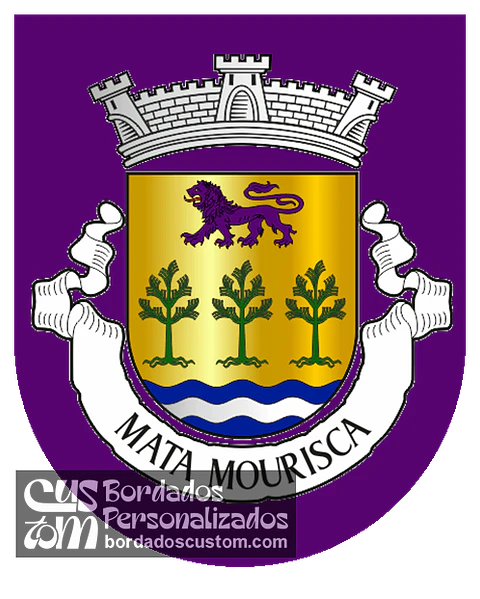 Emblema Bordado Antiga Freguesia de Mata Mourisca (Pombal, Leiria)