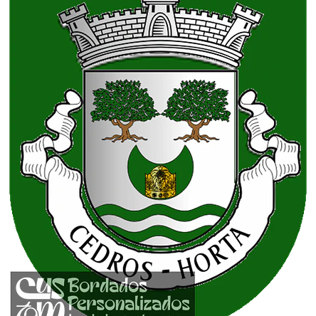 Emblema Bordado Freguesia de Cedros (Horta, Açores) 1