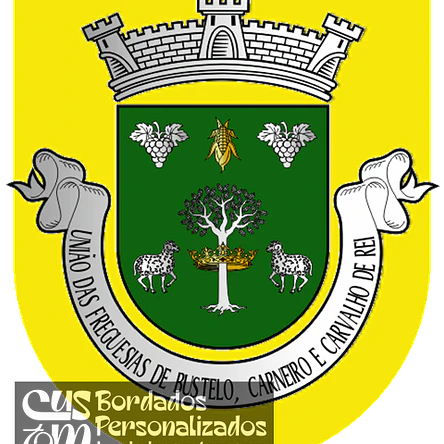 Emblema Bordado Freguesia de Bustelo, Carneiro e Carvalho de Rei (Amarante, Porto) 1