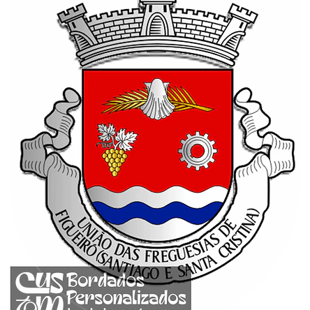 Emblema Bordado Freguesia de Figueiró (Santiago e Santa Cristina) (Amarante, Porto) 1