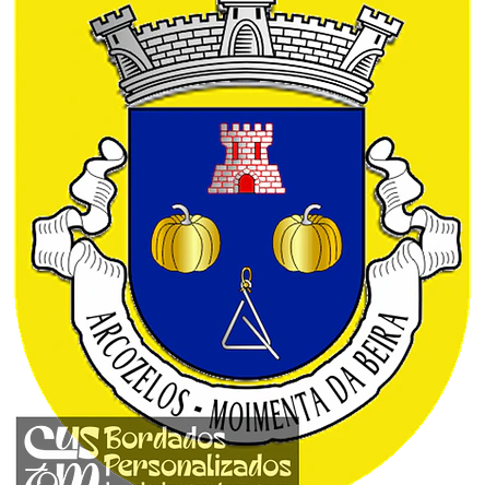 Emblema Bordado Freguesia de Arcozelos (Moimenta da Beira, Viseu) 1