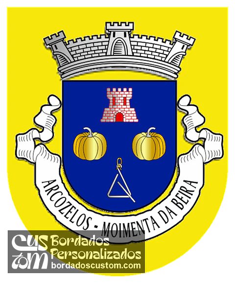 Emblema Bordado Freguesia de Arcozelos (Moimenta da Beira, Viseu)