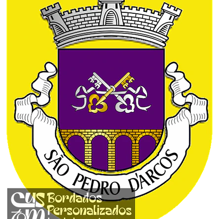 Emblema Bordado Freguesia de São Pedro D'Arcos (Ponte de Lima, Viana do Castelo) 1