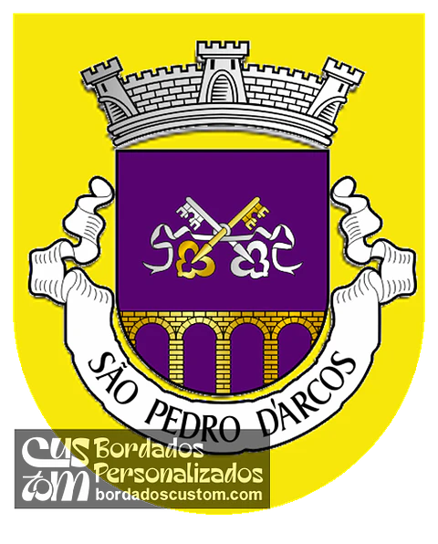Emblema Bordado Freguesia de São Pedro D'Arcos (Ponte de Lima, Viana do Castelo)